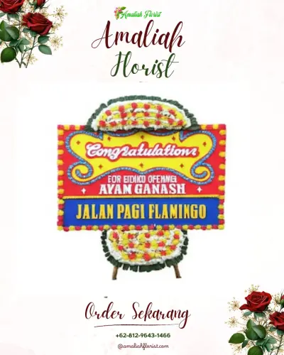 Bunga Papan Congratulation di Glonggong